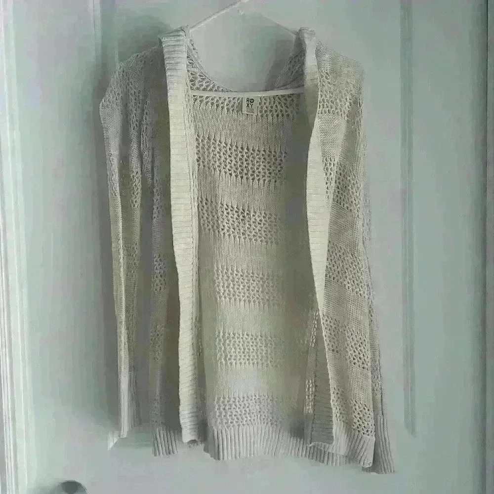 ROXY sweater/ cover up, Sz med.